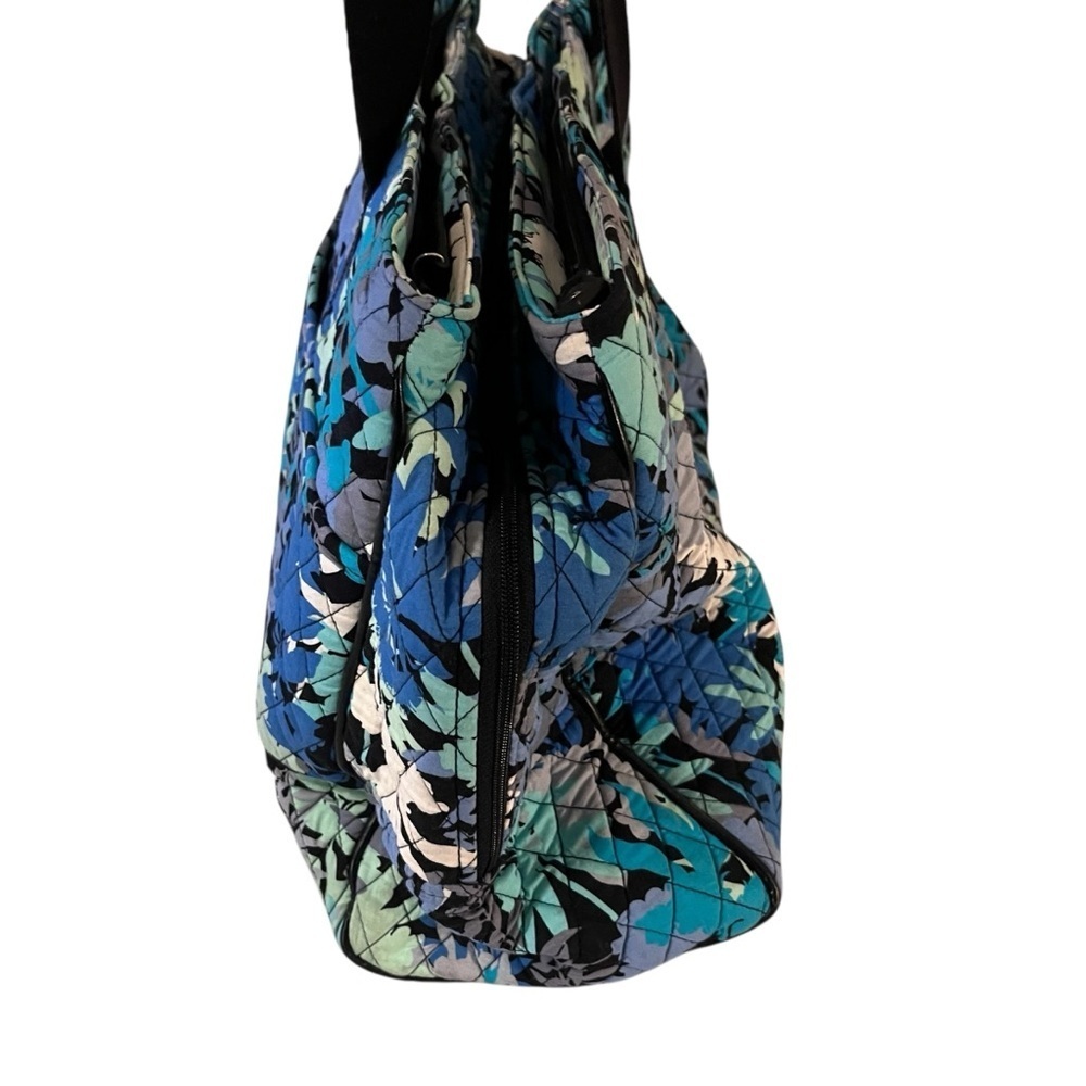 Vera Bradley Camofloral Quilted Women's Mini Weekender Tote Pockets Zipper Bag - Picture 4 of 16